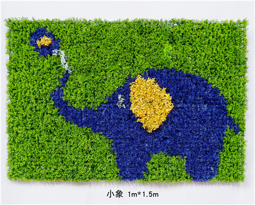 DIY custom pattern plant wall