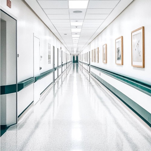 Homogeneous transparent flooring